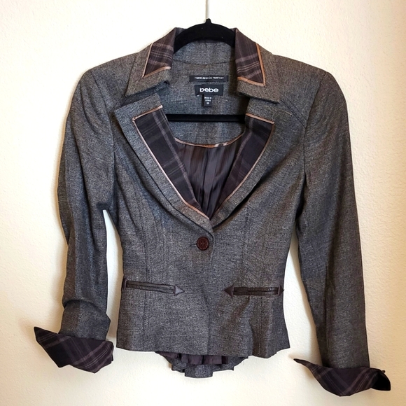 bebe Jackets & Blazers - B10. Bebe Short Cropped Jacket Size 00
